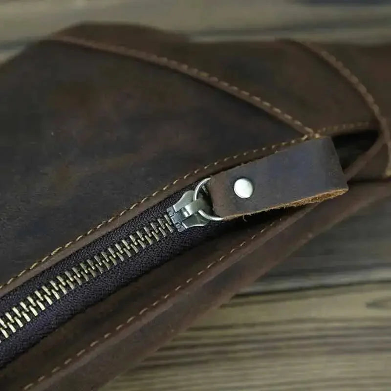 Sacoche Banane Cuir Homme