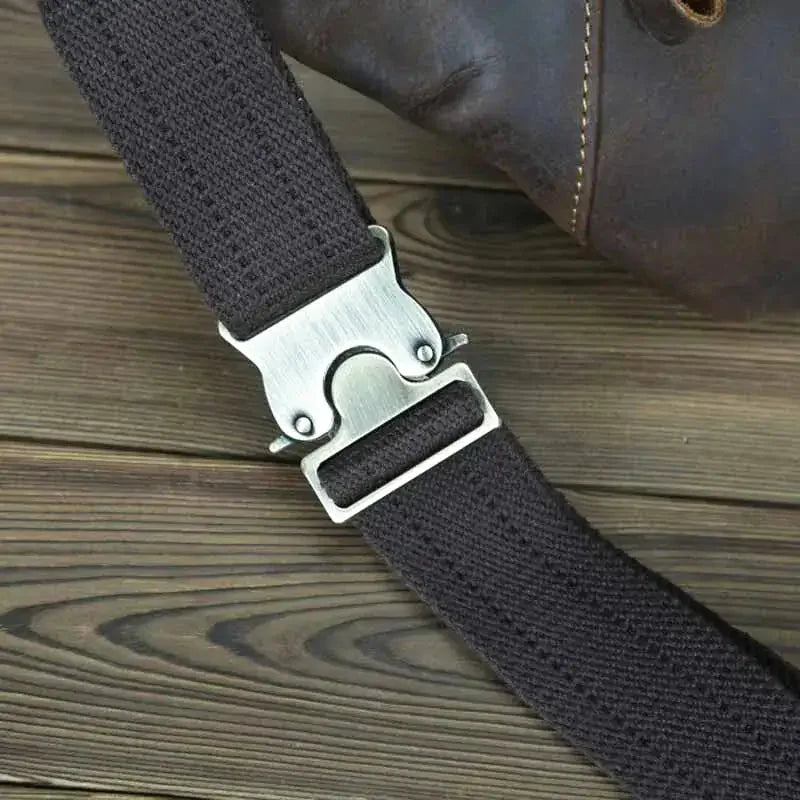 Sacoche Banane Cuir Homme