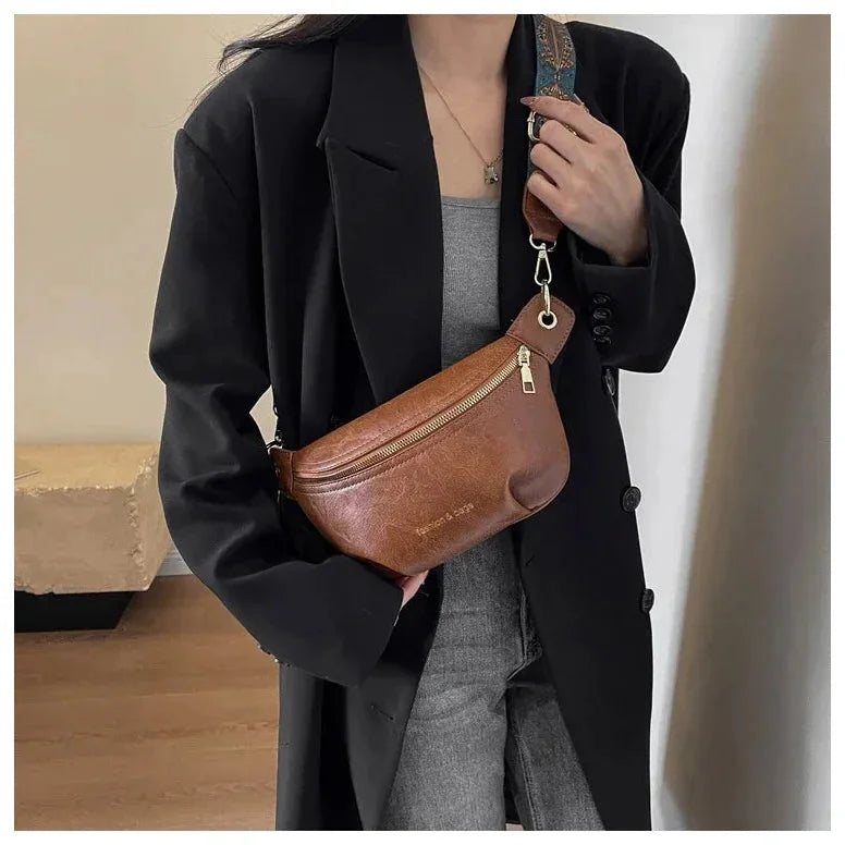 Sacoche Banane Marron