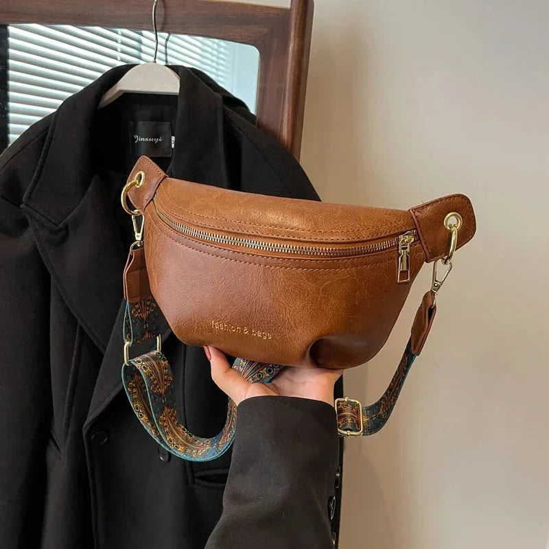 Sacoche Banane Marron