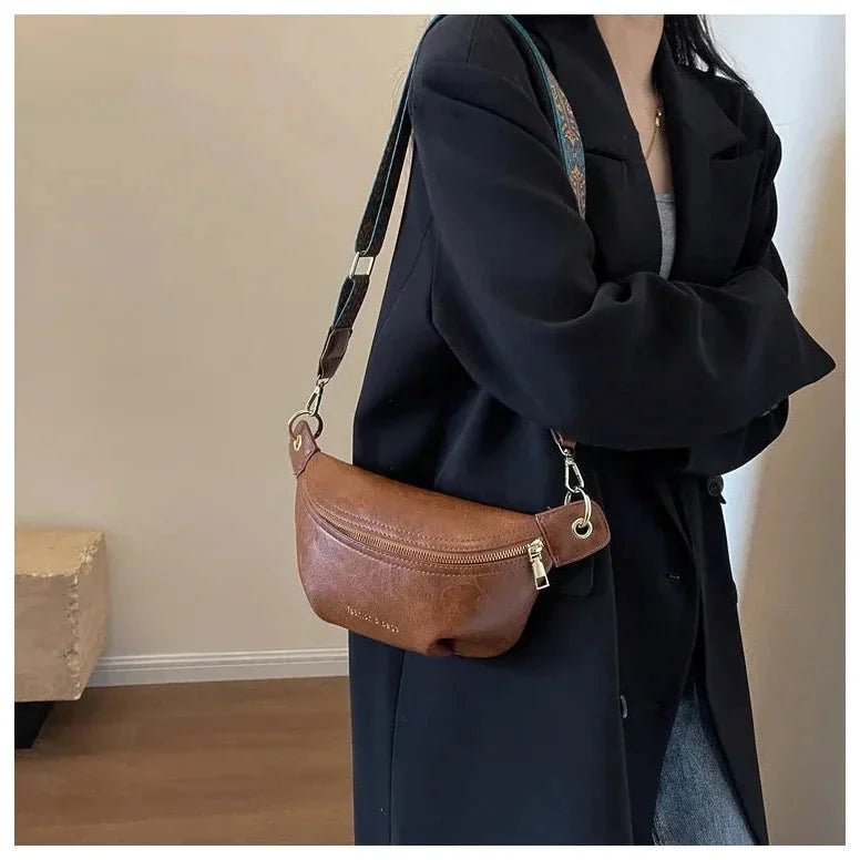 Sacoche Banane Marron