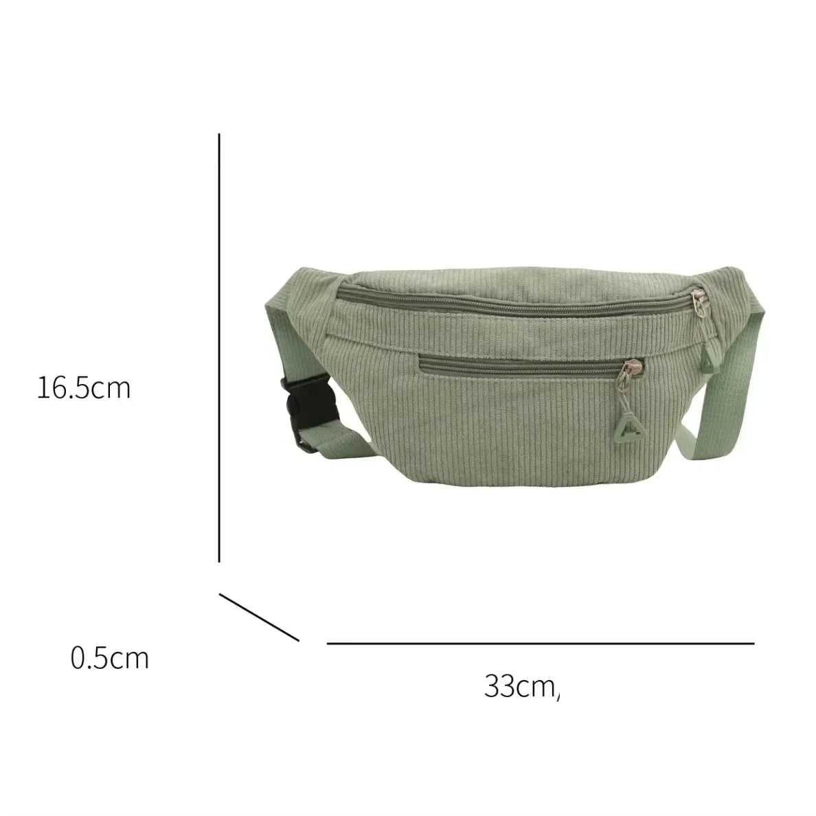 Sacoche Banane Velours