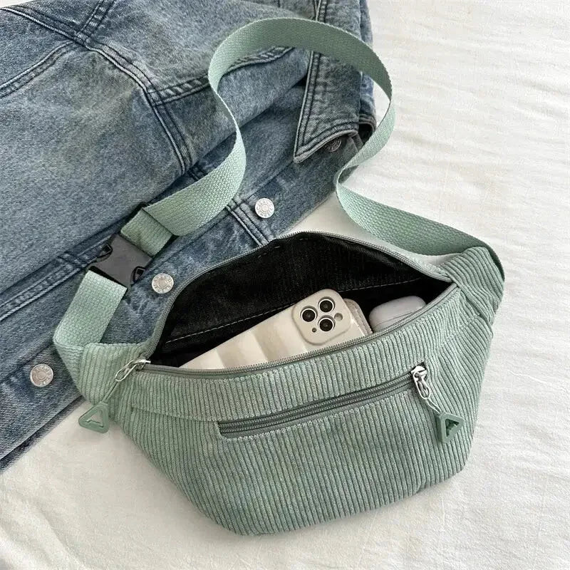 Sacoche Banane Velours